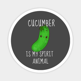 Cucumber Is My Spirit Animal Funny Magnet